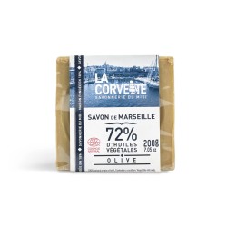 Savon de Marseille olive La Corvette 200g La Corvette  dans votre magasin bio en ligne Etiketbio.eu