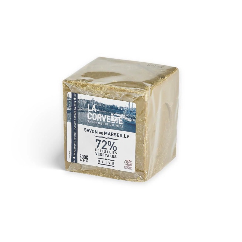 Savon de Marseille olive La Corvette 500g La Corvette  dans votre magasin bio en ligne Etiketbio.eu