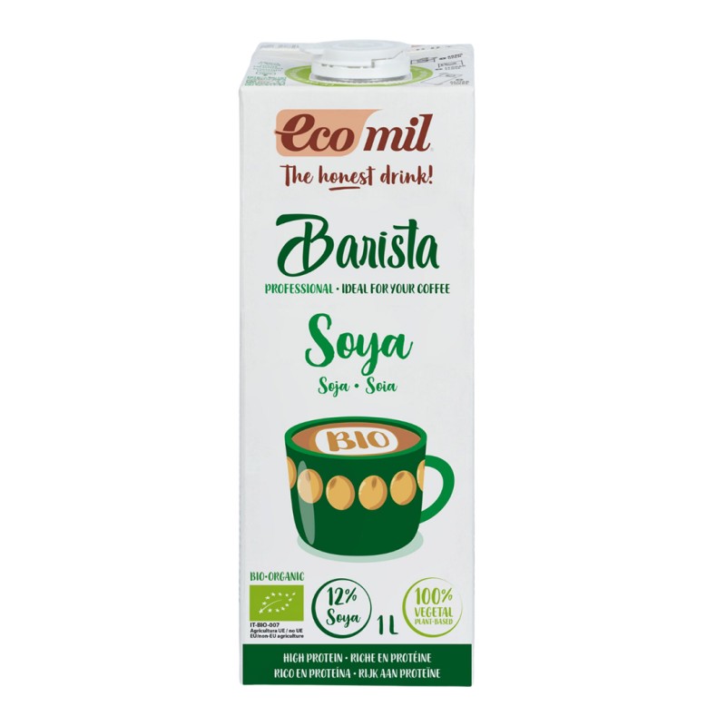Boisson Soja Barista bio Ecomil 1L Ecomil  dans votre magasin bio en ligne Etiketbio.eu