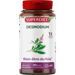 Desmodium foie Superdiet 40 comprimés Super Diet  dans votre magasin bio en ligne Etiketbio.eu