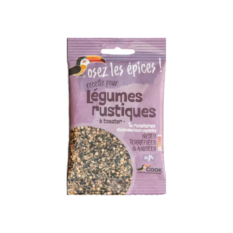Mélange épices légumes rustiques bio Cook 18g Cook  dans votre magasin bio en ligne Etiketbio.eu