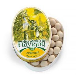 Bonbons citron bio Les Anis de Flavigny 50g Anis de flavigny  dans votre magasin bio en ligne Etiketbio.eu