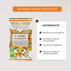 Biopastille Cassis Mandarine Bio 15g Biopastille  dans votre magasin bio en ligne Etiketbio.eu