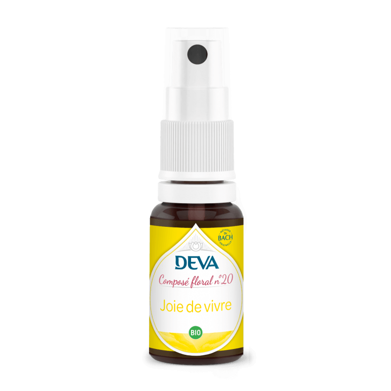 Composé floral Joie de vivre DEVA 15ml DEVA  dans votre magasin bio en ligne Etiketbio.eu