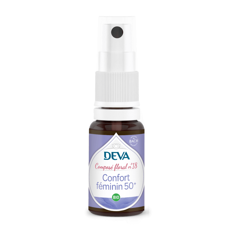 Composé floral Confort féminin 50+ DEVA 15ml DEVA  dans votre magasin bio en ligne Etiketbio.eu