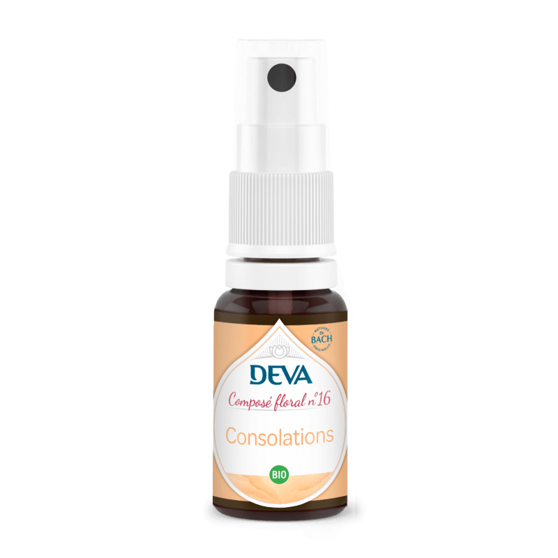Composé floral Consolations n°16 DEVA 15ml DEVA  dans votre magasin bio en ligne Etiketbio.eu