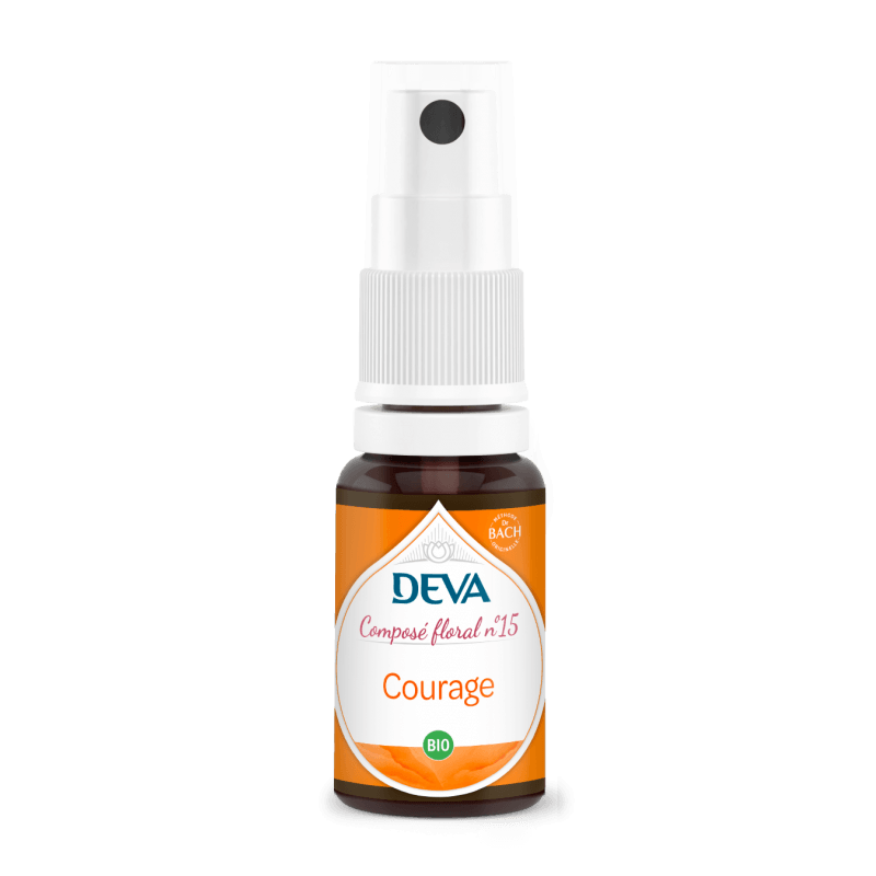 Composé floral Courage n°15 DEVA 15ml DEVA  dans votre magasin bio en ligne Etiketbio.eu