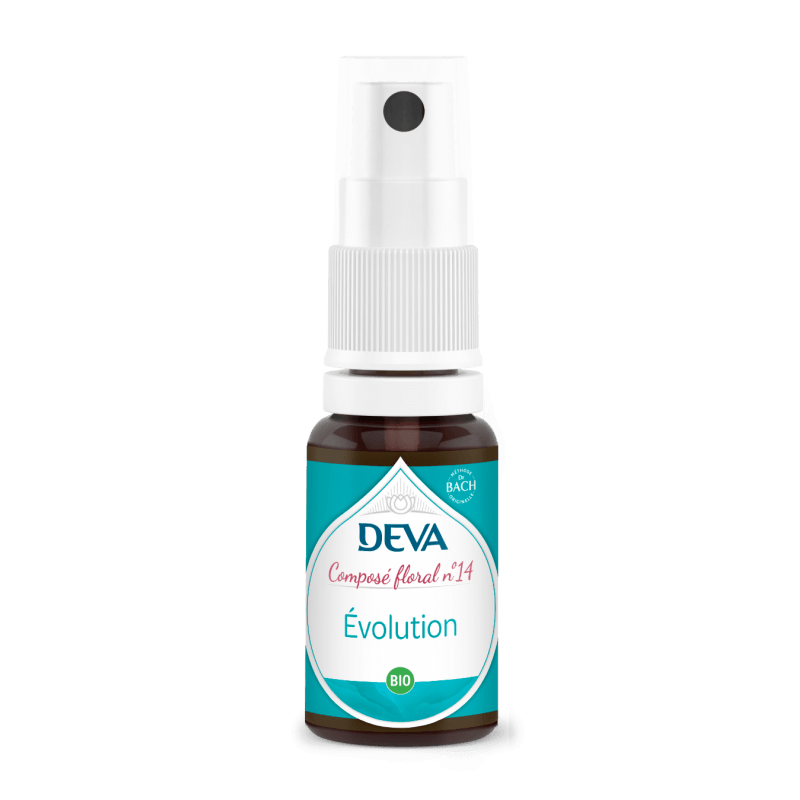 Composé floral Évolution n°14 DEVA 15ml DEVA  dans votre magasin bio en ligne Etiketbio.eu