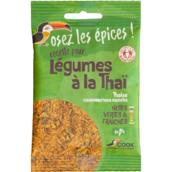 Mélange légumes à la Thaï bio Cook 18g Cook  dans votre magasin bio en ligne Etiketbio.eu