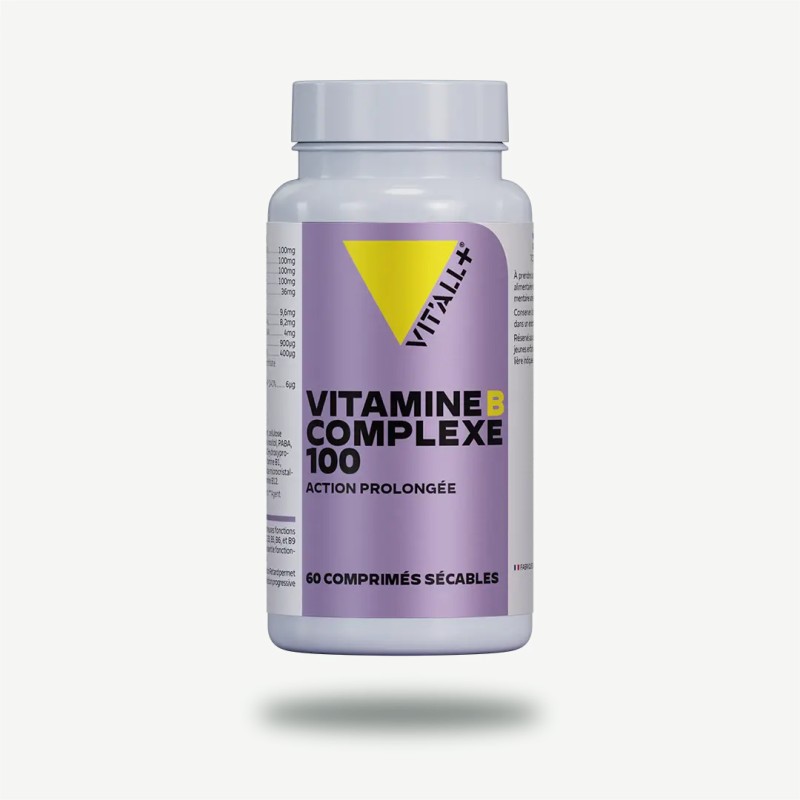 Vitamine B Complexe 100 Vit’all+ 30 cp Vit'all +  dans votre magasin bio en ligne Etiketbio.eu