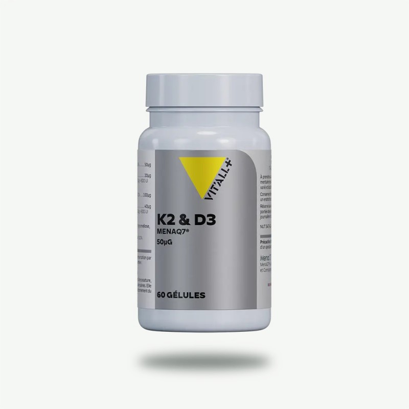 Vitamine K2 D3 Vit’all+ 60 gélules Vit'all +  dans votre magasin bio en ligne Etiketbio.eu