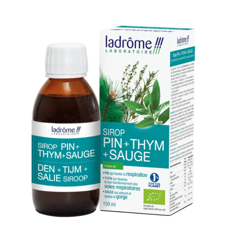 Sirop pin thym sauge Ladrôme 150ml Ladrôme  dans votre magasin bio en ligne Etiketbio.eu