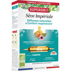 Sève Impériale Superdiet 20 ampoules Super Diet  dans votre magasin bio en ligne Etiketbio.eu