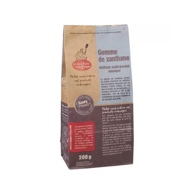Gomme de xanthane 200g – Gélifiant ménager naturel La Droguerie Écologique  dans votre magasin bio en ligne Etiketbio.eu