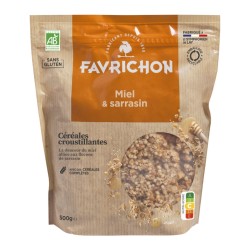 Muesli miel sarrasin bio Favrichon 500g