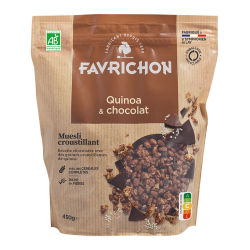 Muesli quinoa chocolat Favrichon 500g