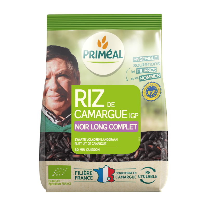 Riz de Camargue noir IGP bio Priméal 250g