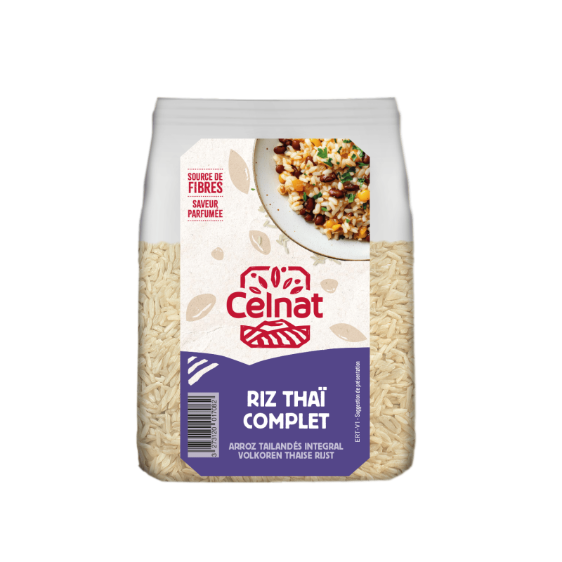 Riz thaï complet bio Celnat 500g Celnat bio  dans votre magasin bio en ligne Etiketbio.eu