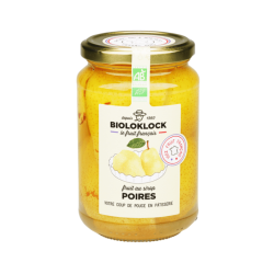 Poires Williams au sirop bio Biolo'Klock 370g Biolo’Klock  dans votre magasin bio en ligne Etiketbio.eu