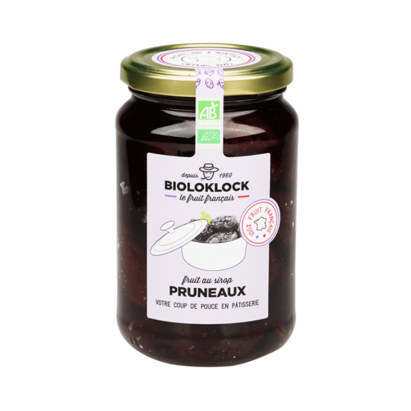 Pruneaux au sirop bio Biolo'Klock 200g Biolo’Klock  dans votre magasin bio en ligne Etiketbio.eu