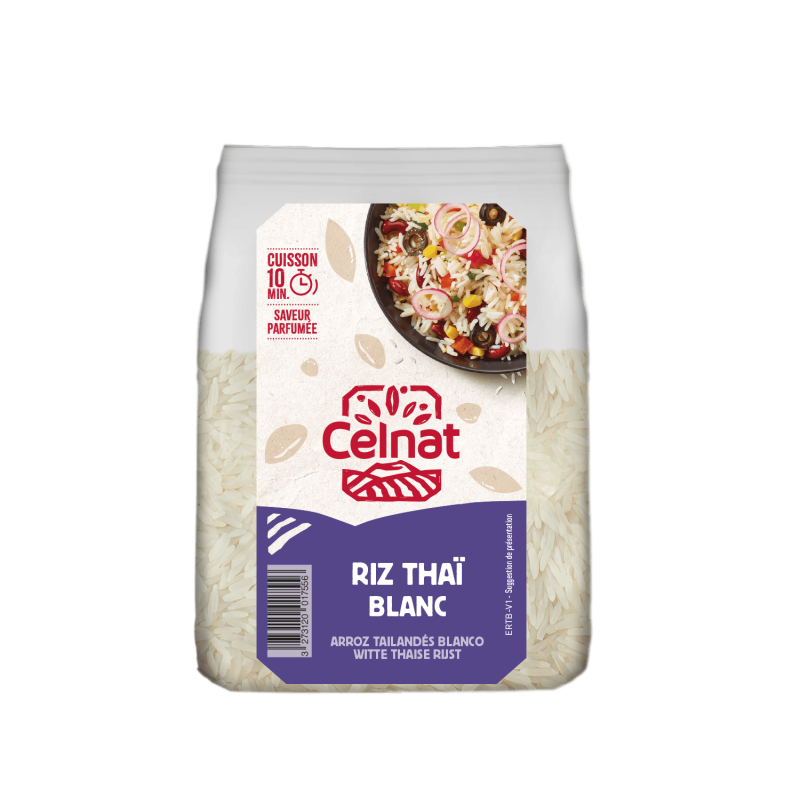 Riz thaï blanc bio Celnat 500g
