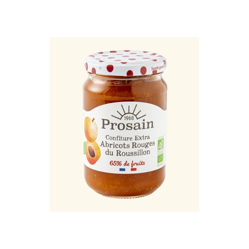 Confiture d'abricot extra bio Prosain 350g Prosain  dans votre magasin bio en ligne Etiketbio.eu