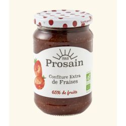 Confiture de fraise extra bio Prosain 350g Prosain  dans votre magasin bio en ligne Etiketbio.eu