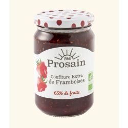 Confiture framboise extra bio Prosain 350g Prosain  dans votre magasin bio en ligne Etiketbio.eu
