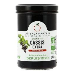Gelée de cassis extra bio Coteaux Nantais 260g Coteaux Nantais  dans votre magasin bio en ligne Etiketbio.eu
