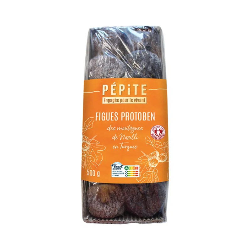 Figues séchées bio Protoben 500g Pépite Pépite  dans votre magasin bio en ligne Etiketbio.eu