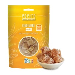 Gingembre confit bio de Chine 250g Pépite Pépite  dans votre magasin bio en ligne Etiketbio.eu