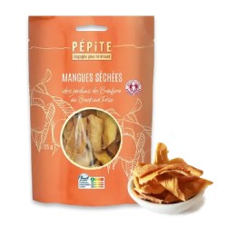 Mangues séchées bio en lamelles 125g Pépite Pépite  dans votre magasin bio en ligne Etiketbio.eu