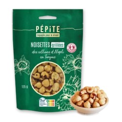 Noisettes grillées bio 125g Pépite Pépite  dans votre magasin bio en ligne Etiketbio.eu