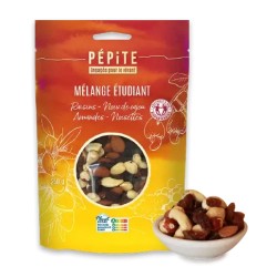 Mélange étudiant bio 250g Pépite Pépite  dans votre magasin bio en ligne Etiketbio.eu