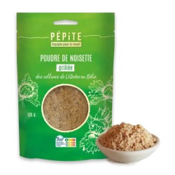 Poudre de noisette grillée bio 125g Pépite Pépite  dans votre magasin bio en ligne Etiketbio.eu