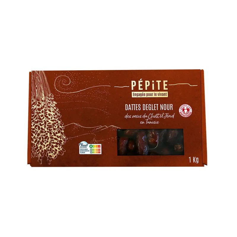 Dattes Deglet Nour bio 1kg Pépite Pépite  dans votre magasin bio en ligne Etiketbio.eu