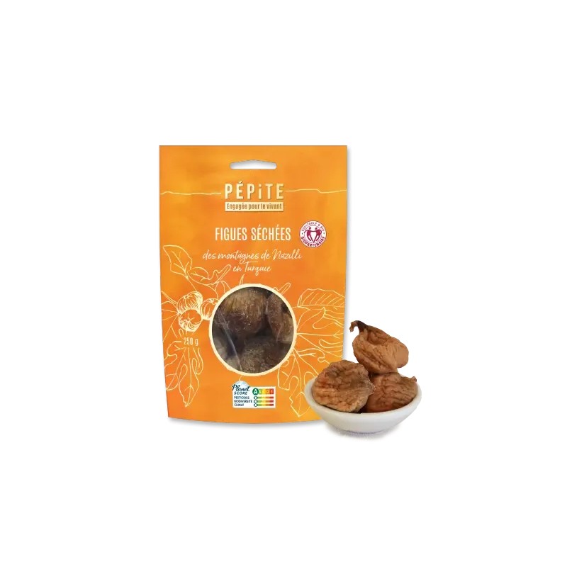 Figues séchées bio de Turquie 250g Pépite Pépite  dans votre magasin bio en ligne Etiketbio.eu