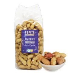 Arachides en coque grillées bio 330g Pépite Pépite  dans votre magasin bio en ligne Etiketbio.eu