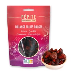 Mélange de fruits rouges bio 125g Pépite Pépite  dans votre magasin bio en ligne Etiketbio.eu