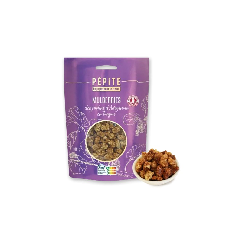 Mûres blanches bio 100g Pépite Pépite  dans votre magasin bio en ligne Etiketbio.eu