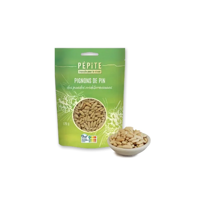 Pignons de pin bio d'Espagne 125g Pépite