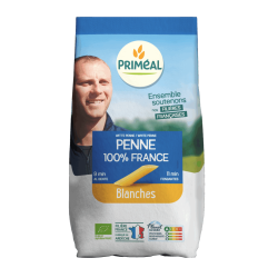 Pennes blanches bio 500g Priméal - Blé français Priméal  dans votre magasin bio en ligne Etiketbio.eu