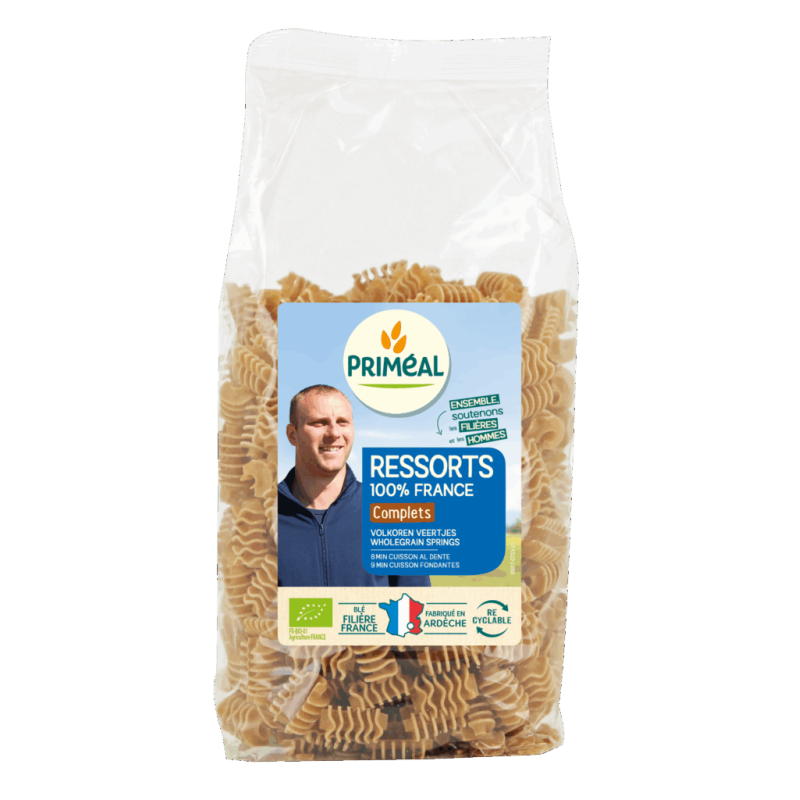 Ressorts complets bio 500g Priméal - Blé complet Priméal  dans votre magasin bio en ligne Etiketbio.eu