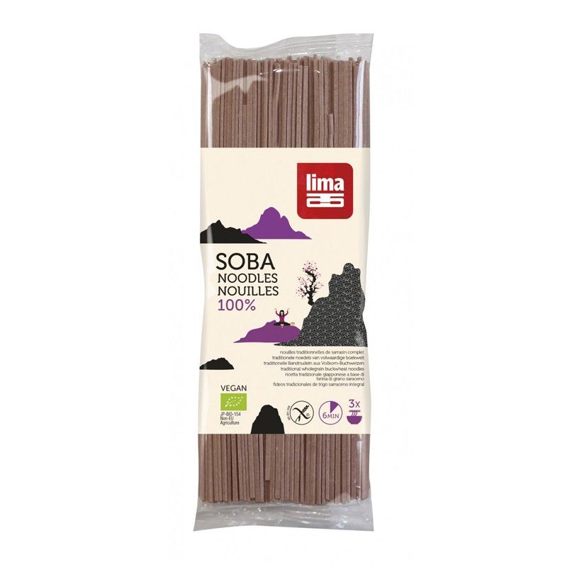 Nouilles soba 100% sarrasin bio 200g Lima Lima  dans votre magasin bio en ligne Etiketbio.eu