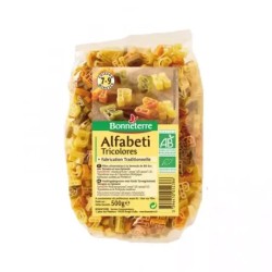 Alfabeti tricolores bio 500g Bonneterre Bonneterre  dans votre magasin bio en ligne Etiketbio.eu