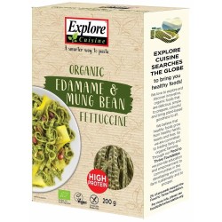 Fettuine d'edamame et d'haricots mungo 200g Explore Cuisine  dans votre magasin bio en ligne Etiketbio.eu