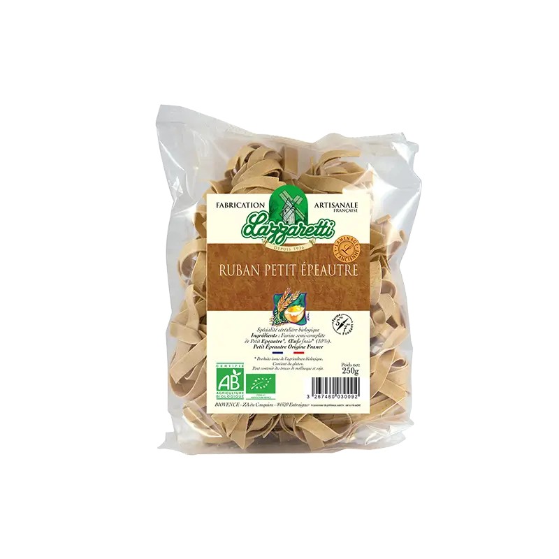 Rubans petit épeautre Haute-Provence IGP bio Lazaretti  dans votre magasin bio en ligne Etiketbio.eu