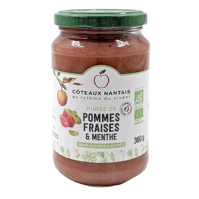 Purée pommes crème de marrons Côteaux Nantais Coteaux Nantais  dans votre magasin bio en ligne Etiketbio.eu