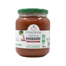 Compote de rhubarbe bio Côteaux Nantais 725g Coteaux Nantais  dans votre magasin bio en ligne Etiketbio.eu