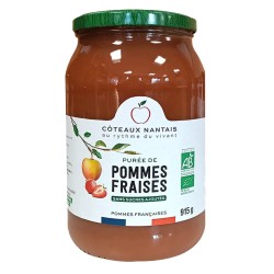 Purée pommes fraises bio Côteaux Nantais 915g